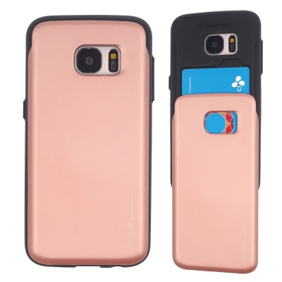 Samsung Galaxy S6 Sky Slide Bumper Case RoseGold