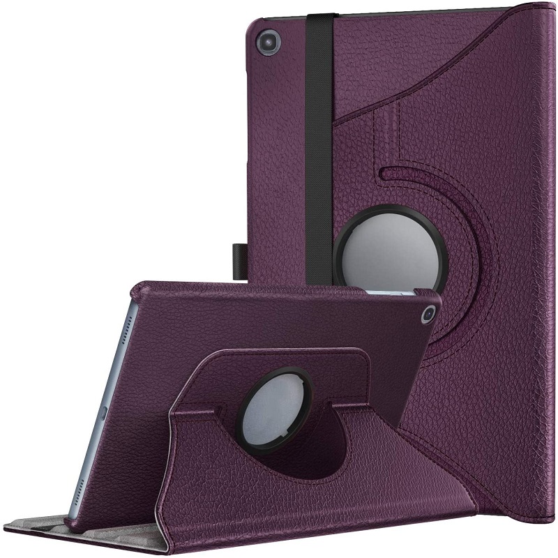 Samsung Galaxy Tab A9 8.7 inch 360 Rotating Case Purple