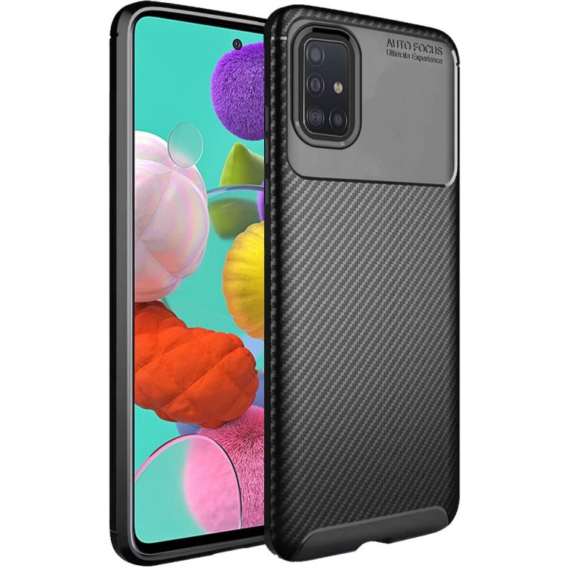 Samsung Galaxy A71 Silicon Black TPU Case