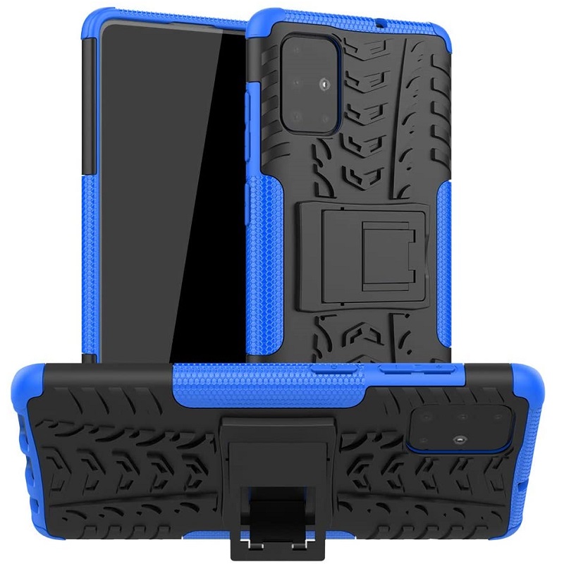 Samsung Galaxy A12 Case - Blue Tyre Defender