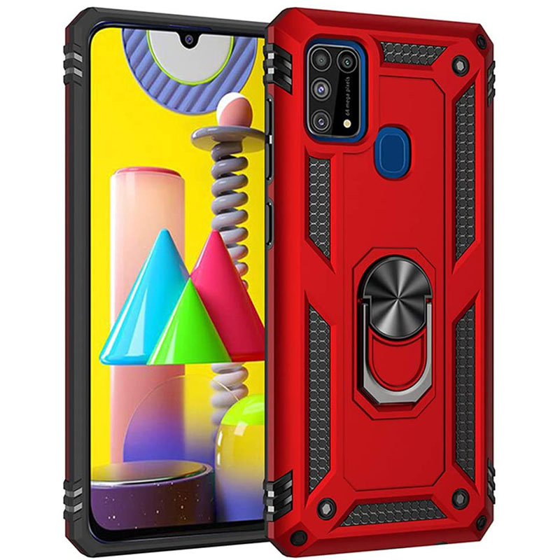 Samsung Galaxy A21s Ring Armor Red