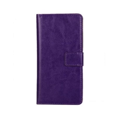 Motorola G4 Play PU Leather Wallet Case Purple