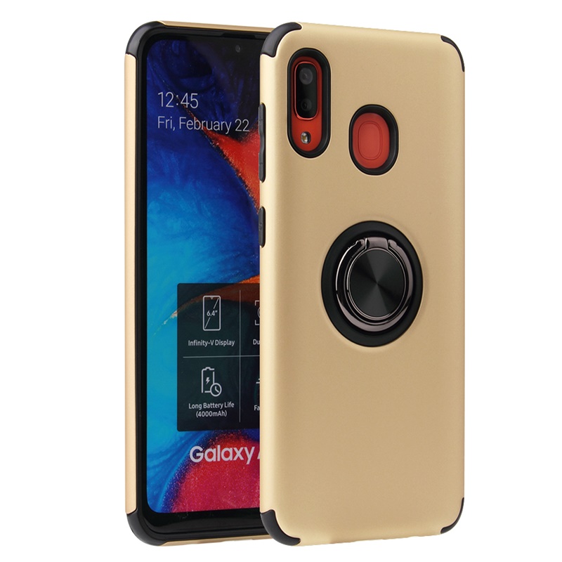 Huawei P30 Lite Case Magnetic Ring Holder Cover Gold