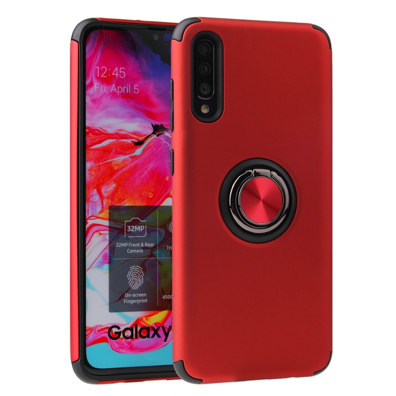 Huawei P30 Lite Case Magnetic Ring Holder Cover Cool Red