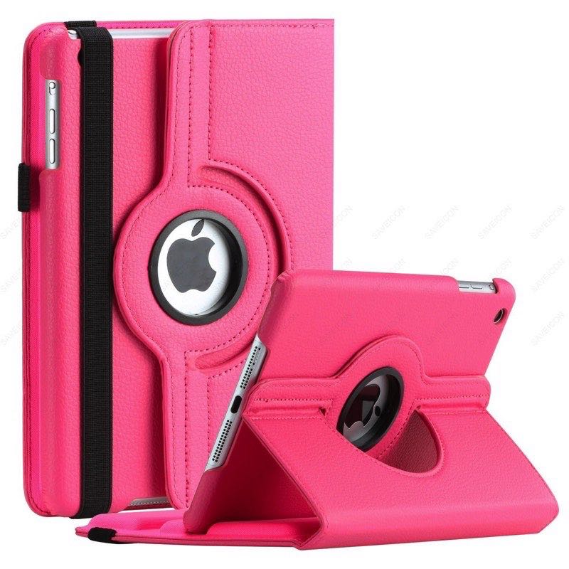 iPad Mini 4/5 - 360 Rotating Case HotPink