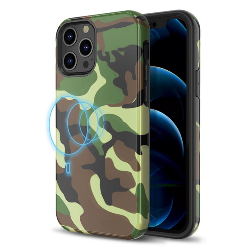 iPhone 12 / 12 Pro Mybat Fuse Hybrid Series Case | Camouflage Black
