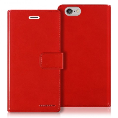 iPhone 6/6s Plus Bluemoon Wallet Case Red