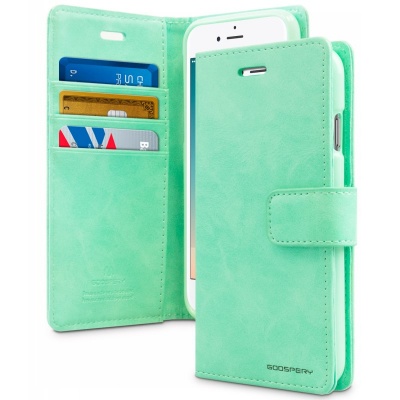 iPhone SE(2nd Gen) and iPhone 7/8 Case Bluemoon Wallet- Mint
