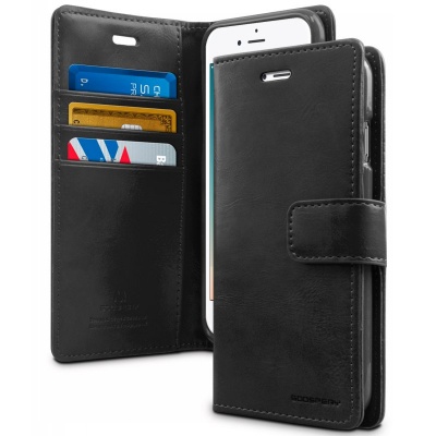 iPhone 7/8 Plus Bluemoon Wallet Case Black