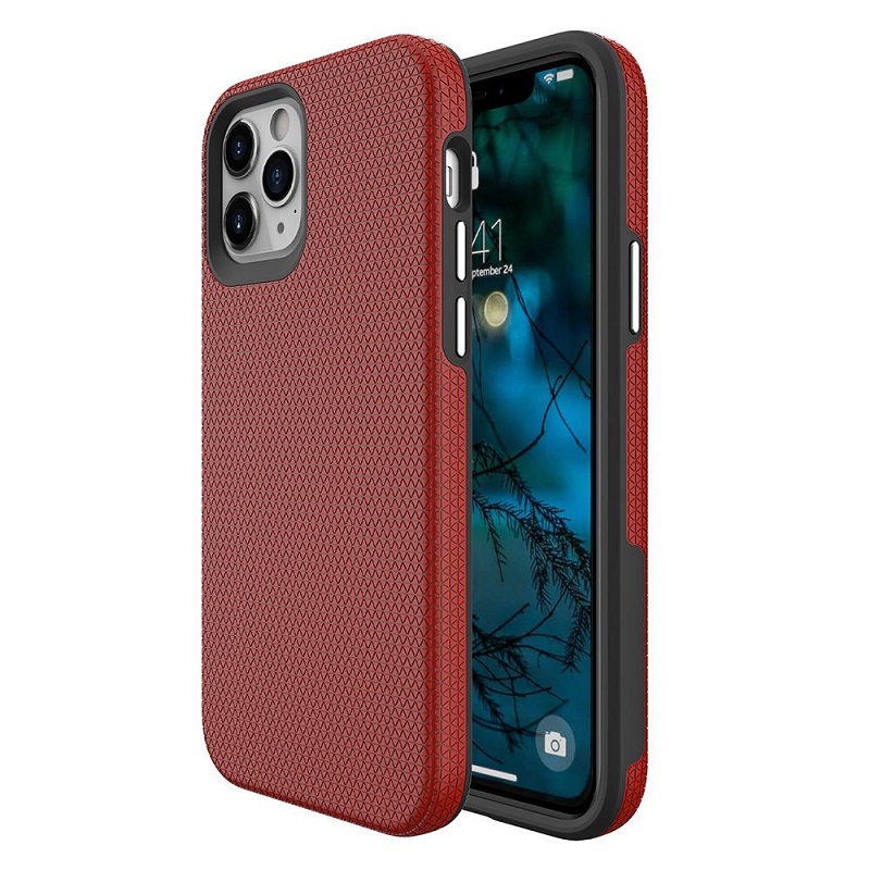 iPhone 12 / 12 Pro Dual Layer Rockee  Cover Red