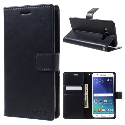 Samsung Galaxy J5(2016) Bluemoon Wallet Case Navy