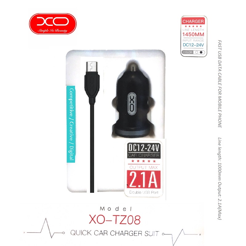 Mobiletech-xo-micro-usb-car-charger