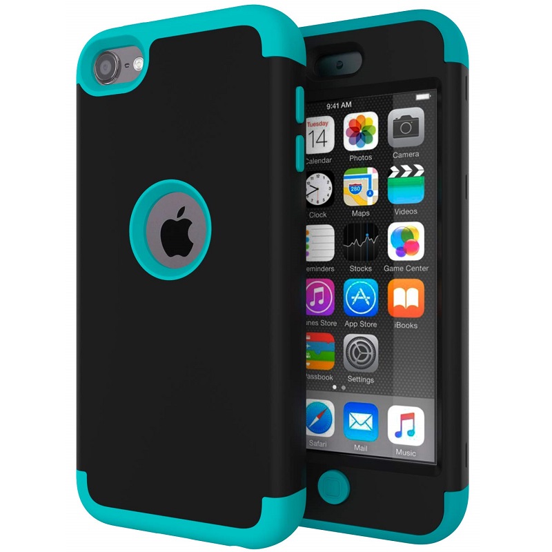 methodologie Fictief Druppelen iPod Touch (5th/6th Generation) Hybrid Protector Cover Black