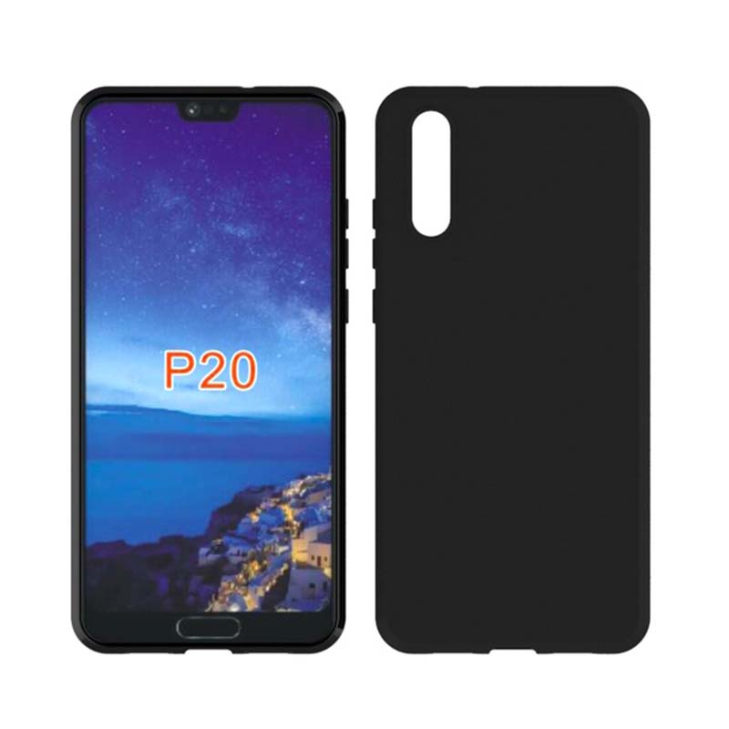mobiletech-huawei-p20-silicon-cover-Black