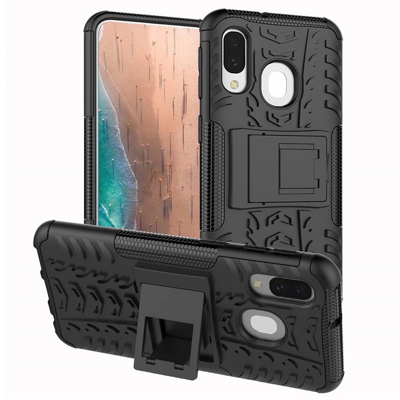 Samsung Galaxy A40 Tyre Defender Black