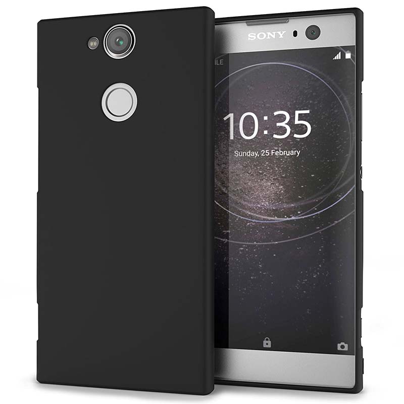 mobiletech-sony-xa2-silicon-cover-black