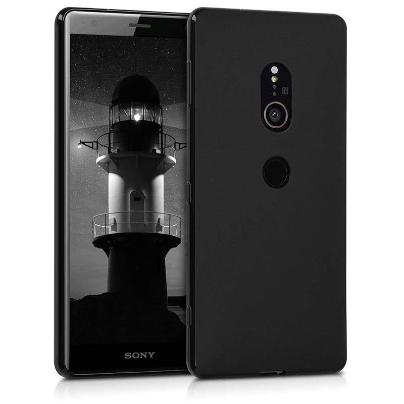 mobiletech-sony-xz2-silicon-cover-black