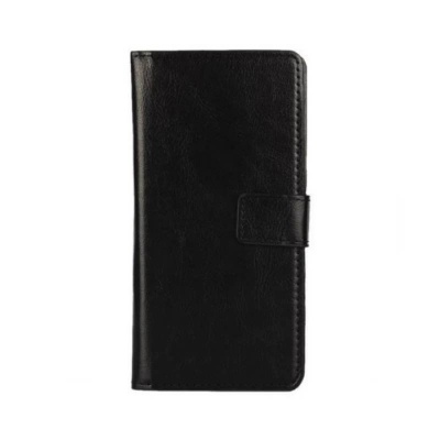 HTC One M8 PU Leather Wallet Case Black