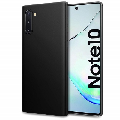 Samsung Galaxy Note 10 Silicon Black Case