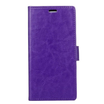 Sony Xperia XZ1 PU Leather Wallet Case Purple