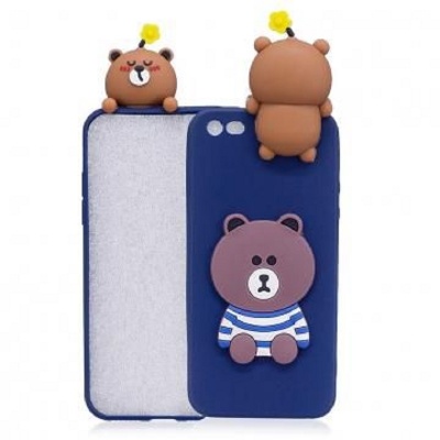 iPhone 6/6s 3D Teddy Bear Soft TPU Silicon Back Phone Case