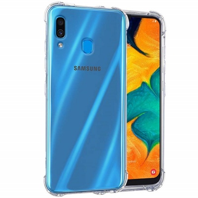 Samsung Galaxy A40 Super Protect Anti Knock Clear Case