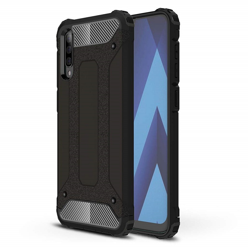 Samsung Galaxy A90 5G Case - Black Luxury Armor