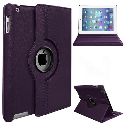 iPad Air-2-360 Rotating Case Purple