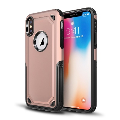 Apple iPhone XS Max Protective Hybrid Shockproof Case| RoseGold