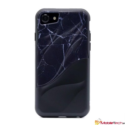 iPhone 6s/6 Water Ripple Marble Grain Cover Black