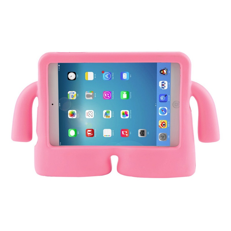 iPad 10.2 Inch 2019 / iPad 10.5 inch Case for Kids Shock Proof Cover with Carry Handle Babypink