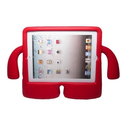 iPad Mini 1/2/3/4 Case for Kids Drop-proof Shockproof Cover Case with Kickstand Kids Case Red