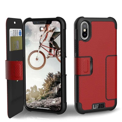 iPhone X UAG Metropolis Feather-Light Case Magma