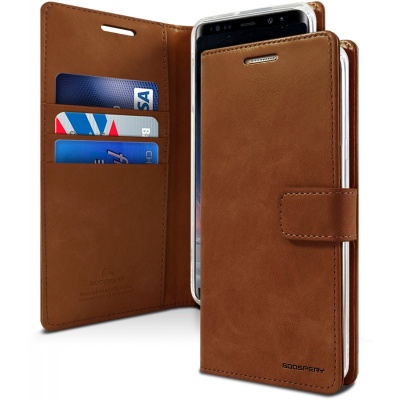 Samsung Galaxy Note 8 Bluemoon Wallet Case  Brown