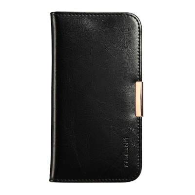 Samsung Galaxy S8 Genuine Leather Wallet Case Black