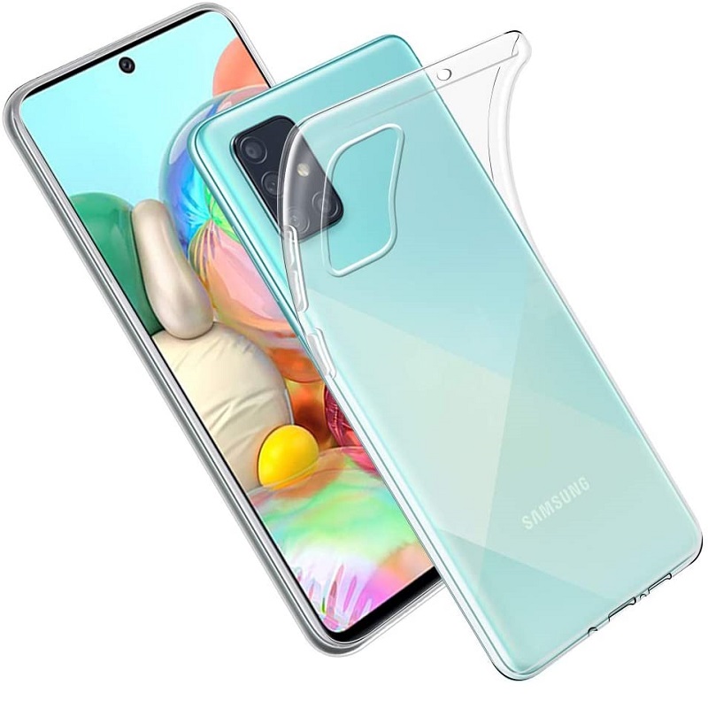 Samsung Galaxy A12 Silicon Clear TPU Case