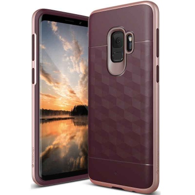 Samsung Galaxy S9 Caseology Parallax Series Cover Burgundy RoseGold