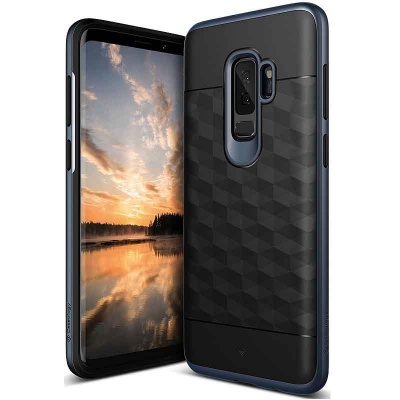 Samsung Galaxy S9 Plus Caseology Parallax Cover Black DeepBlue