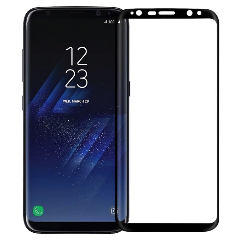 Samsung Galaxy S9 Tempered Glass Screen Protector Edge Glue