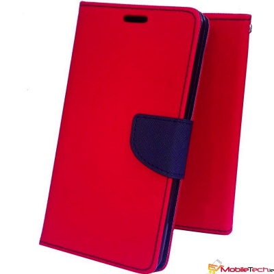 Samsung Galaxy Tab-A-7 Inch T280 / T285 Mercury Diary Case Red