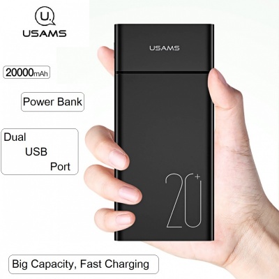 Power Bank With Dual USB Ports 20000mAh |PB14|USAMS