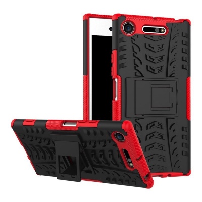 Sony Xperia XZ Premium Tyre Defender Cover Red