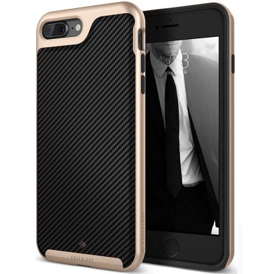 iPhone 7/8 Plus   Envoy Series Case - Carbon Fiber Black