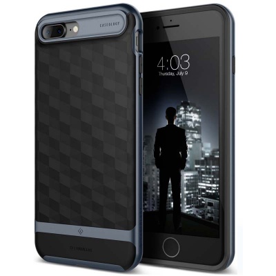 iPhone 7/8 Plus   Parallax Series Case - Black / Deep Blue