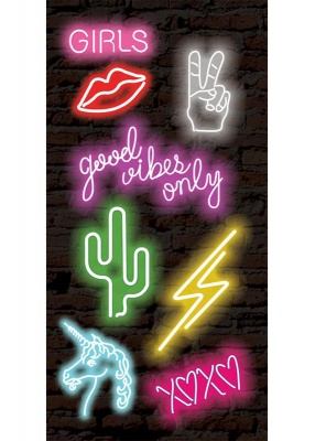 Neon Sticker Tags | IDecoz