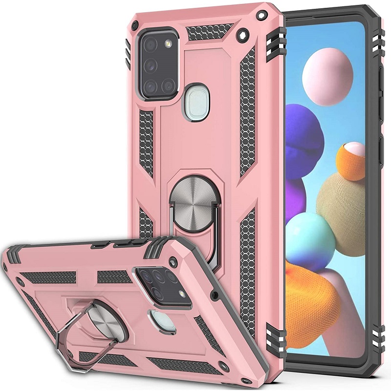 Oppo A53  Case - Rosegold Ring Armor