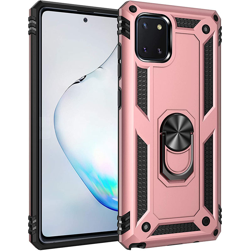 Samsung Galaxy S10 Lite Ring Armor Rosegold