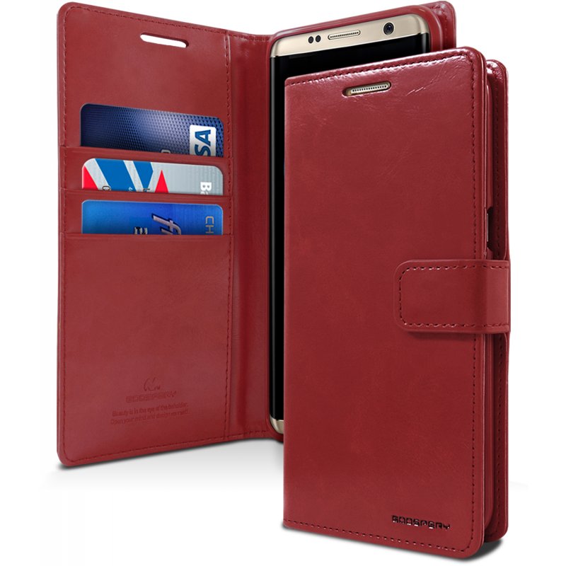 Samsung Galaxy A33 Bluemoon Wallet Case  WineRed