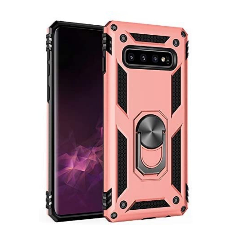 Samsung Galaxy S10e Ring Armor Cover Rosegold