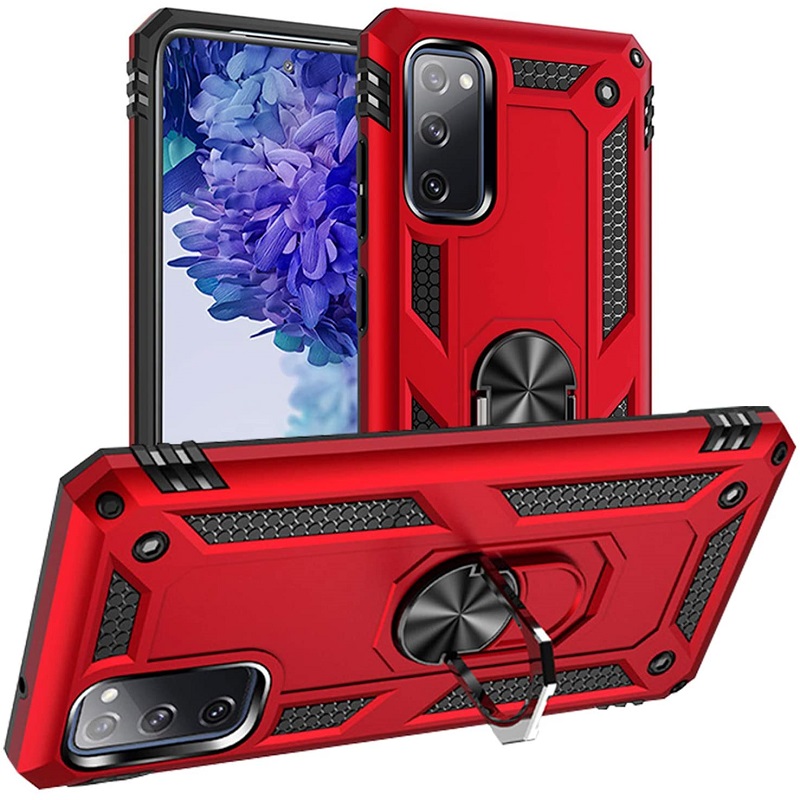 Samsung Galaxy S21 FE 5G Case - Red Ring Armour